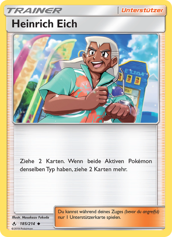 Samson Eich 185 — Kräfte im Einklang (German Pokémon TCG card)