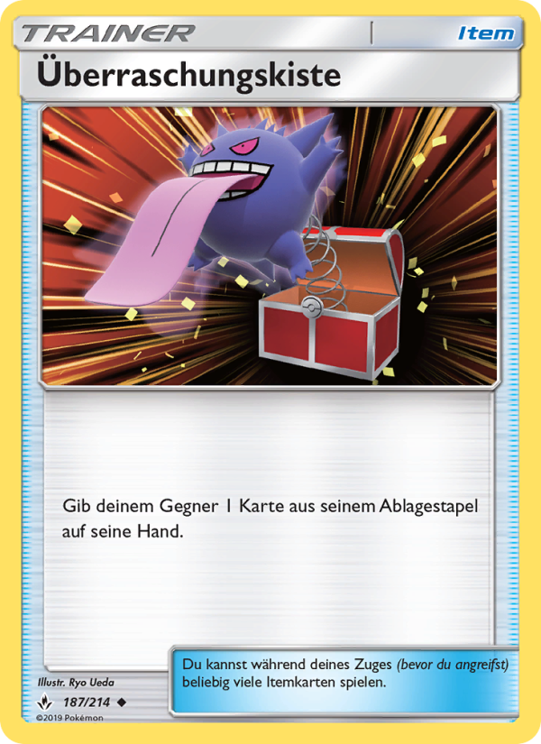 Überraschungskiste 187 — Kräfte im Einklang (German Pokémon TCG card)