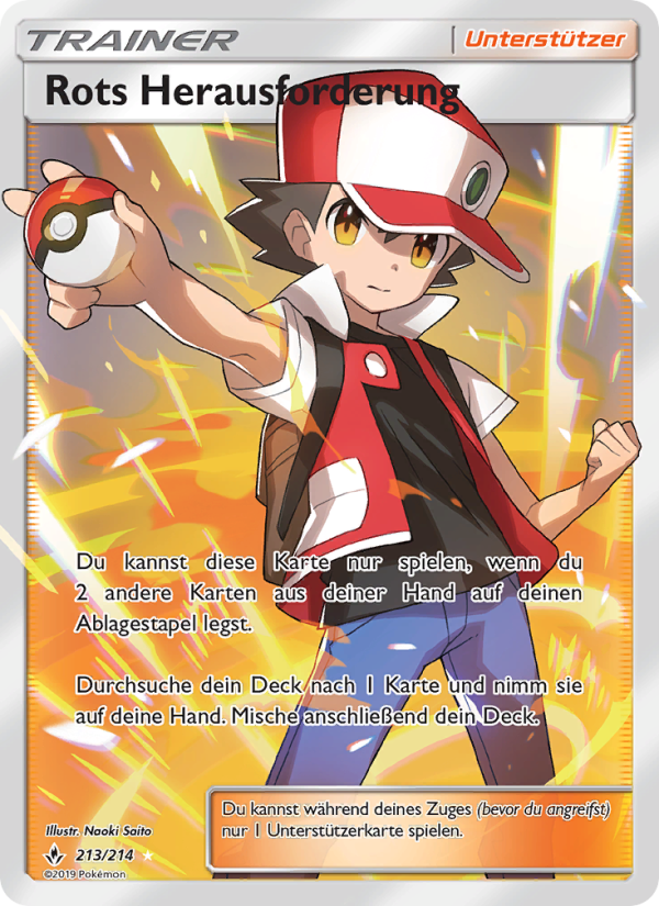 Rots Herausforderung 213 — Kräfte im Einklang (German Pokémon TCG card)