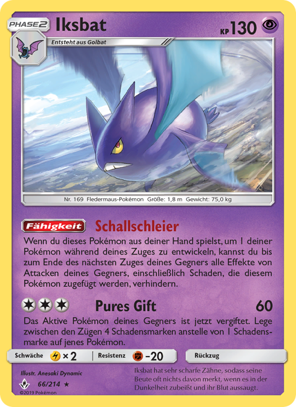 Iksbat 66 — Kräfte im Einklang (German Pokémon TCG card)