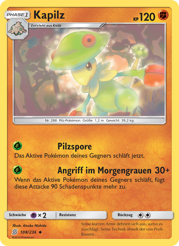 Kapilz 108 — Bund der Gleichgesinnten (German Pokémon TCG card)