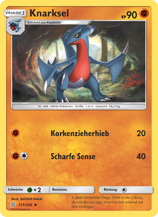 Knarksel 113 — Bund der Gleichgesinnten (German Pokémon TCG card)