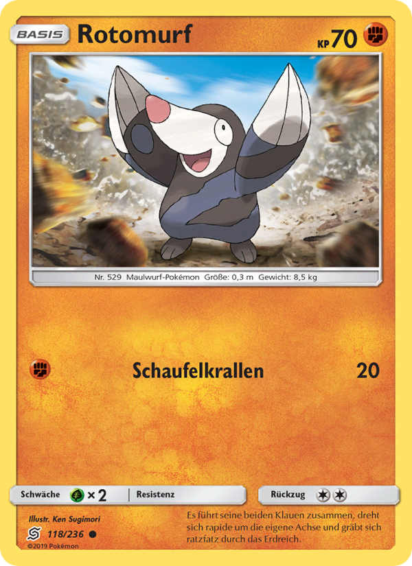 Rotomurf 118 — Bund der Gleichgesinnten (German Pokémon TCG card)