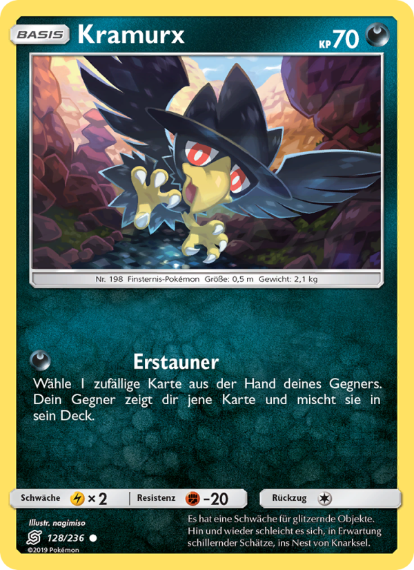 Kramurx 128 — Bund der Gleichgesinnten (German Pokémon TCG card)