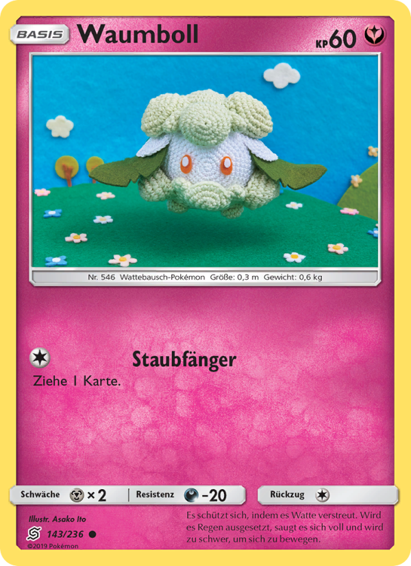 Waumboll 143 — Bund der Gleichgesinnten (German Pokémon TCG card)