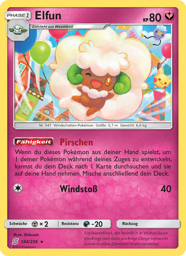 Elfun 144 — Bund der Gleichgesinnten (German Pokémon TCG card)