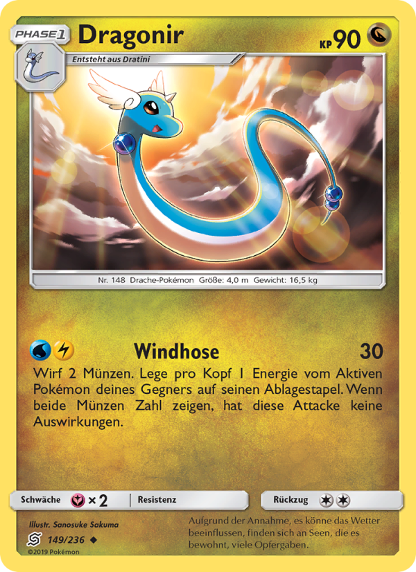 Dragonir 149 — Bund der Gleichgesinnten (German Pokémon TCG card)