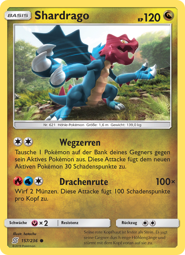 Shardrago 157 — Bund der Gleichgesinnten (German Pokémon TCG card)