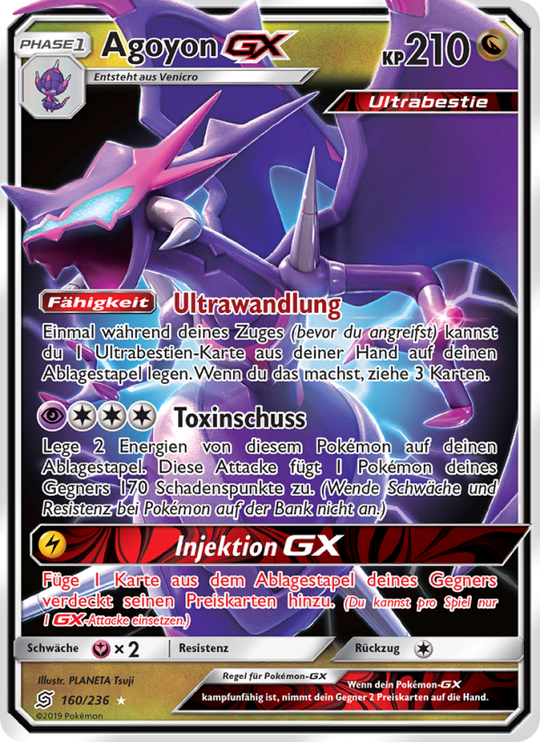 Agoyon Pokémon TCG cards
