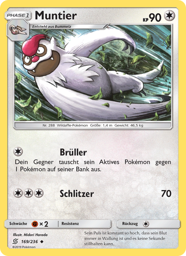 Muntier 169 — Bund der Gleichgesinnten (German Pokémon TCG card)