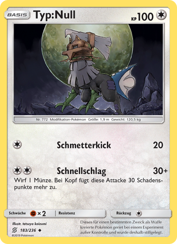 Typ:Null 183 — Bund der Gleichgesinnten (German Pokémon TCG card)
