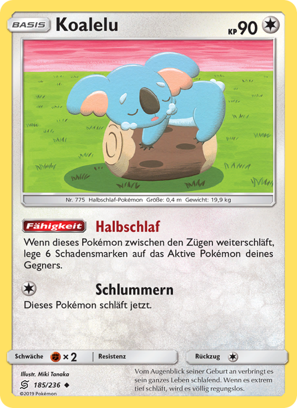 Koalelu 185 — Bund der Gleichgesinnten (German Pokémon TCG card)