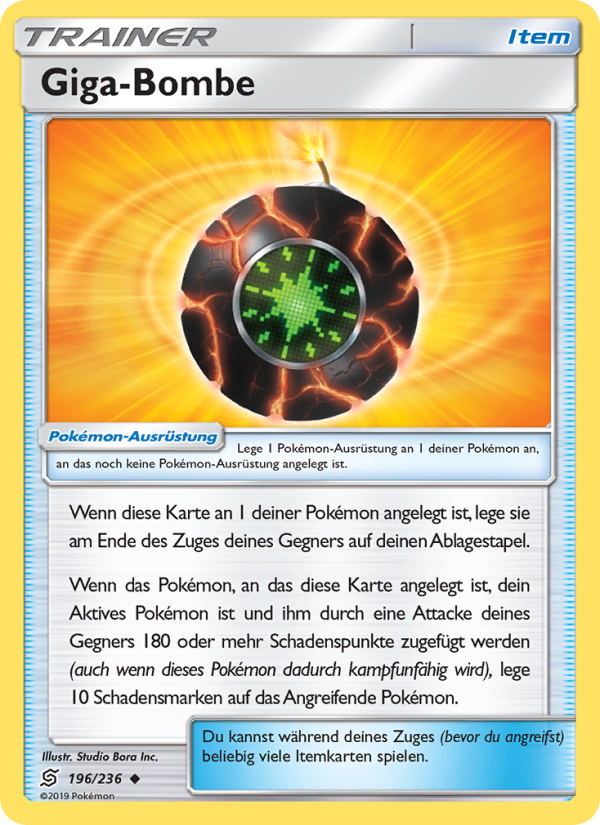 Giga-Bombe 196 — Bund der Gleichgesinnten (German Pokémon TCG card)