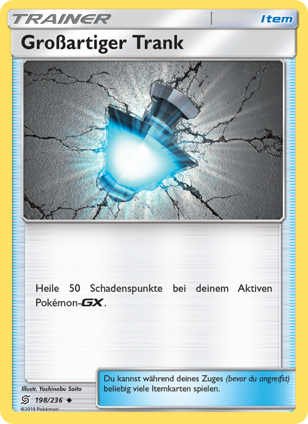 Großartiger Trank 198 — Bund der Gleichgesinnten (German Pokémon TCG card)