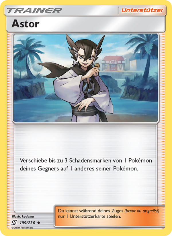 Astor 199 — Bund der Gleichgesinnten (German Pokémon TCG card)