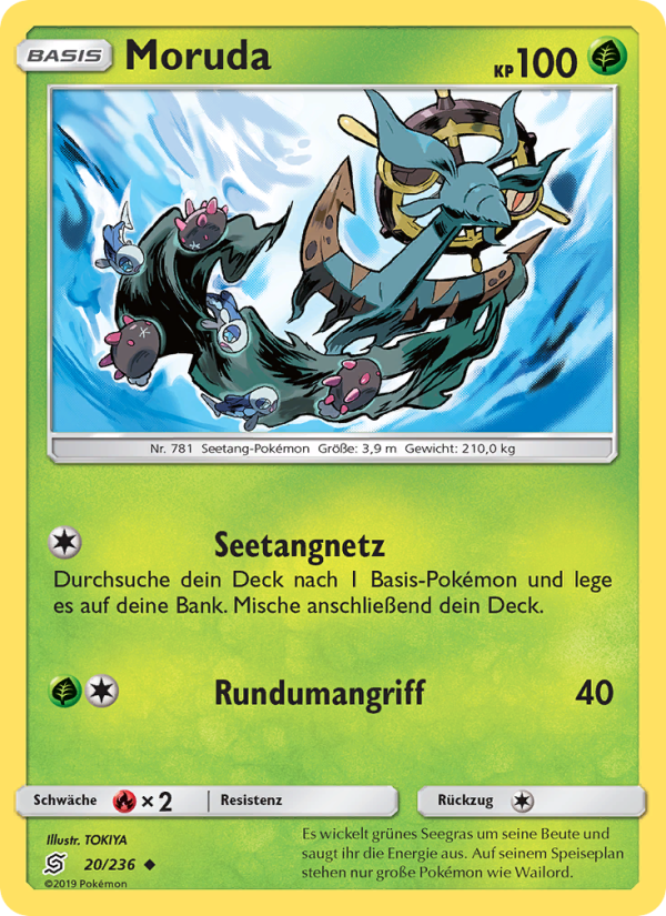 Moruda 20 — Unified Minds (German Pokémon TCG card)