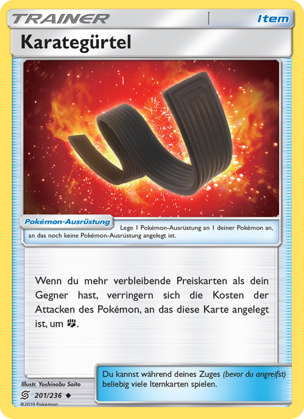 Karategürtel 201 — Bund der Gleichgesinnten (German Pokémon TCG card)