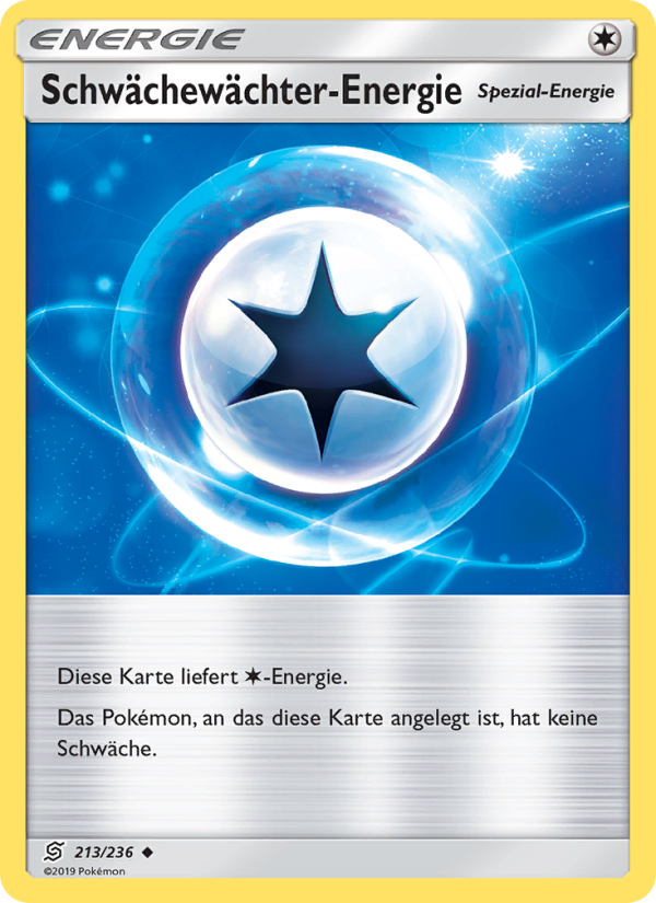 Schwächewächter-Energie 213 — Bund der Gleichgesinnten (German Pokémon TCG card)