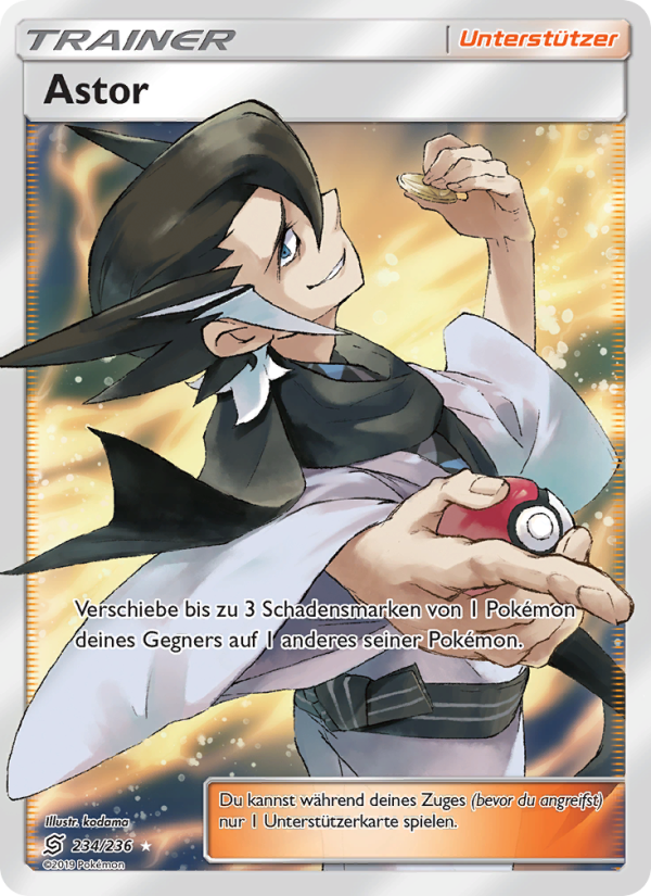 Astor 234 — Bund der Gleichgesinnten (German Pokémon TCG card)