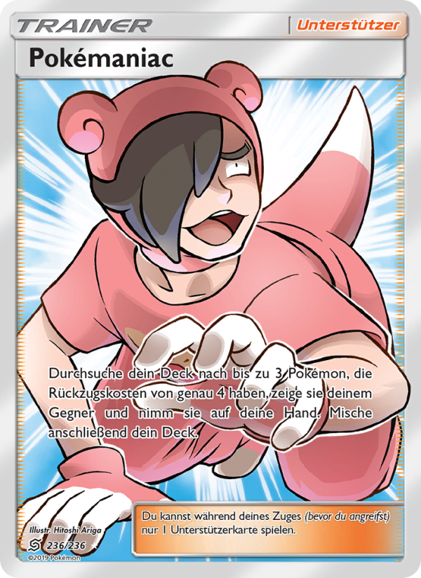 Pokémaniac 236 — Bund der Gleichgesinnten (German Pokémon TCG card)