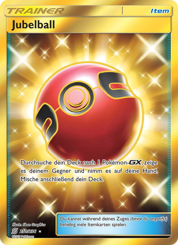 Jubelball 250 — Bund der Gleichgesinnten (German Pokémon TCG card)