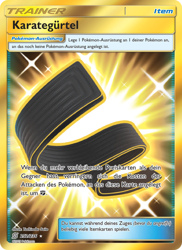 Karategürtel 252 — Bund der Gleichgesinnten (German Pokémon TCG card)