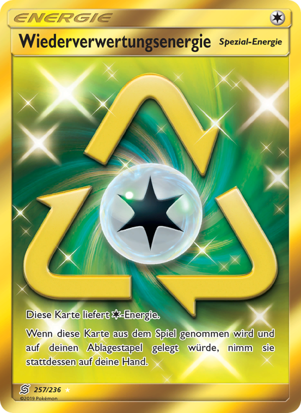 Wiederverwertungsenergie 257 — Bund der Gleichgesinnten (German Pokémon TCG card)