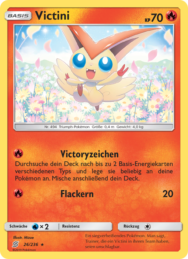 Victini 26 — Bund der Gleichgesinnten (German Pokémon TCG card)