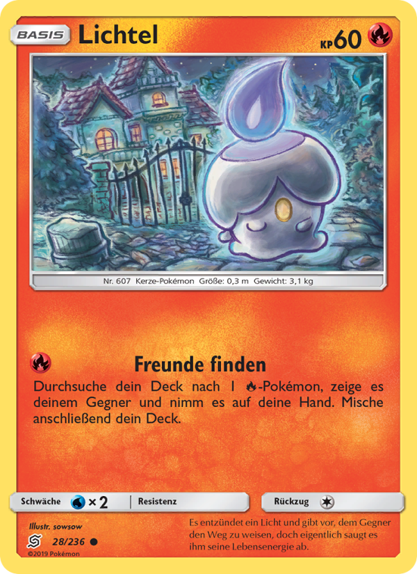 Lichtel 28 — Unified Minds (German Pokémon TCG card)