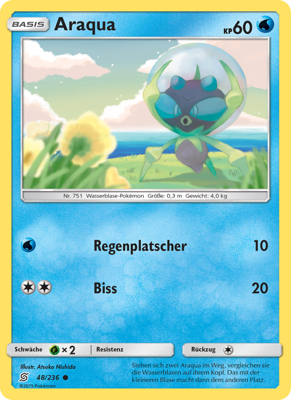 Araqua 48 — Bund der Gleichgesinnten (German Pokémon TCG card)