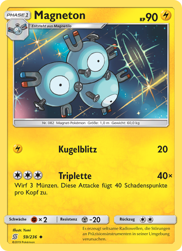 Magneton 59 — Bund der Gleichgesinnten (German Pokémon TCG card)