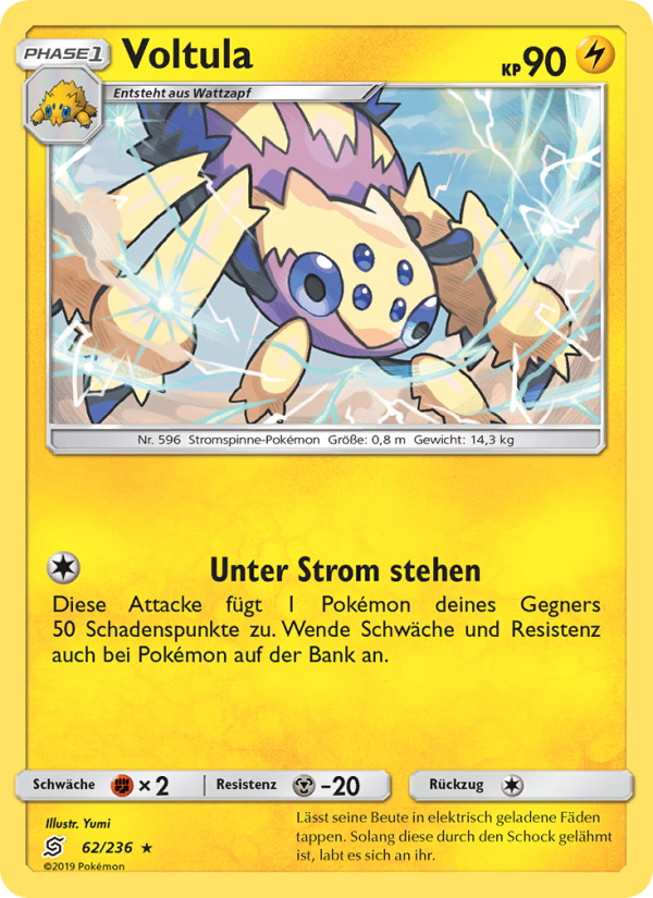 Voltula 62 — Bund der Gleichgesinnten (German Pokémon TCG card)