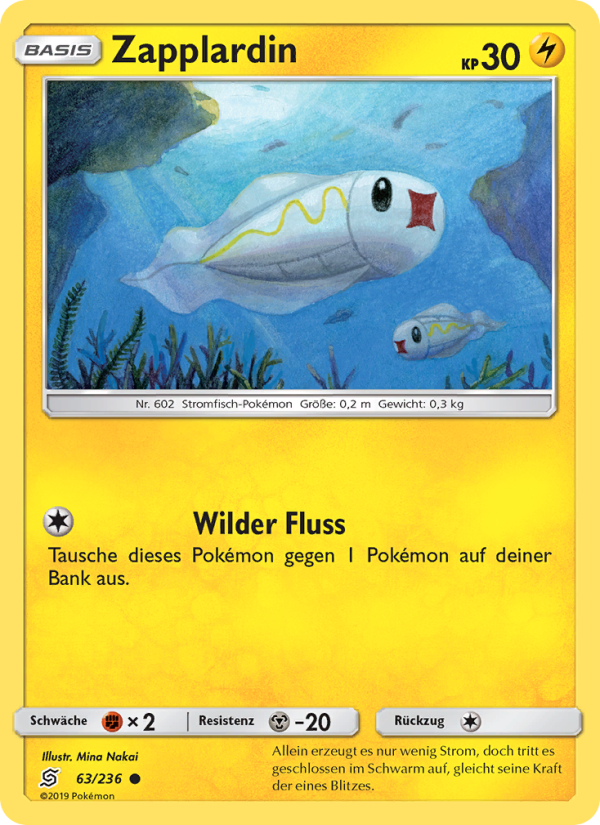 Zapplardin 63 — Bund der Gleichgesinnten (German Pokémon TCG card)