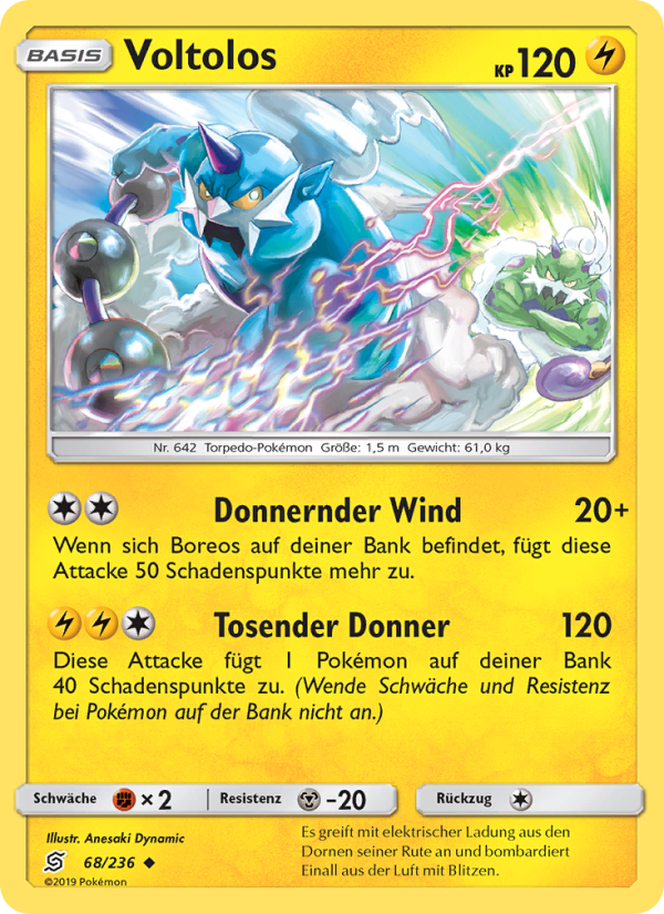 Voltolos 68 — Bund der Gleichgesinnten (German Pokémon TCG card)