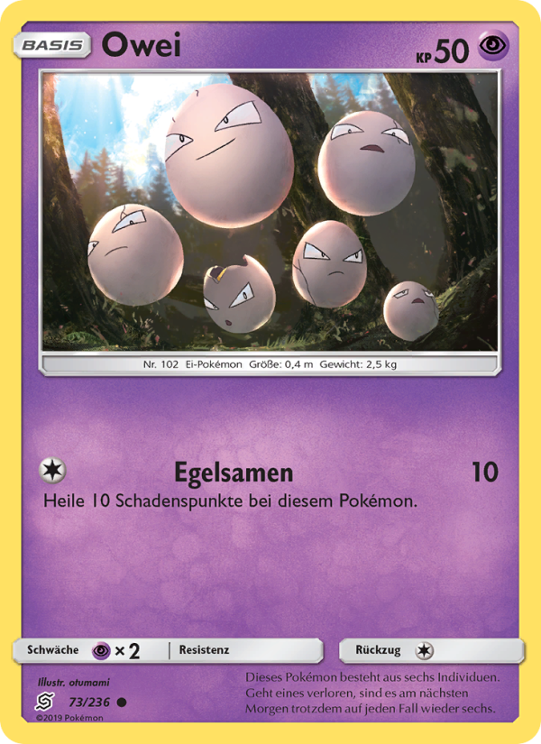 Owei 73 — Bund der Gleichgesinnten (German Pokémon TCG card)