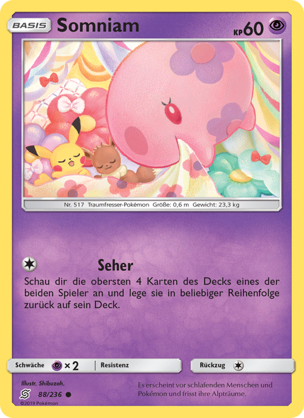 Somniam 88 — Bund der Gleichgesinnten (German Pokémon TCG card)