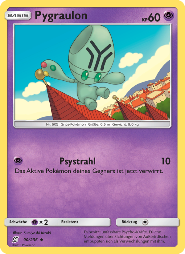 Pygraulon 90 — Bund der Gleichgesinnten (German Pokémon TCG card)