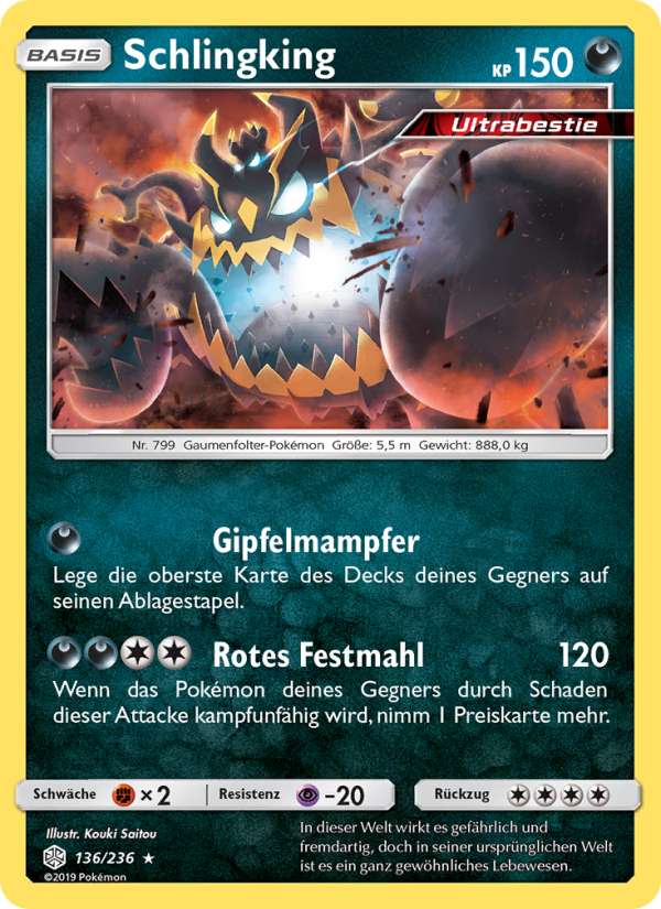 Schlingking Pokémon TCG cards