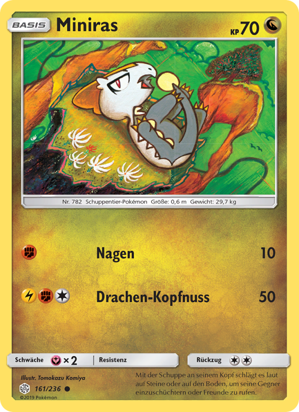 Miniras 161 — Welten im Wandel (German Pokémon TCG card)