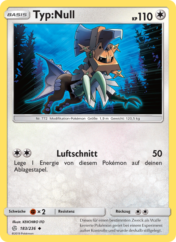 Typ:Null 183 — Welten im Wandel (German Pokémon TCG card)