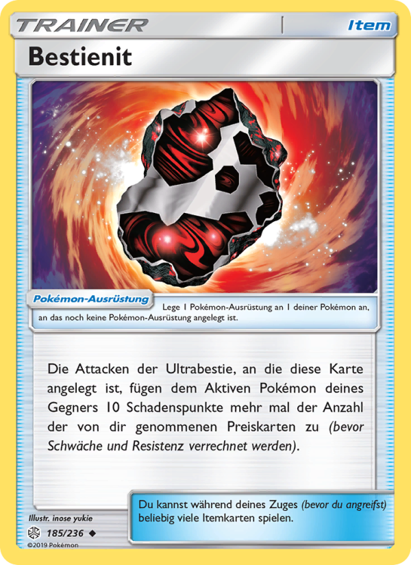 Bestienit 185 — Welten im Wandel (German Pokémon TCG card)