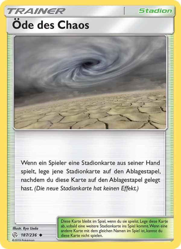 Öde des Chaos 187 — Welten im Wandel (German Pokémon TCG card)