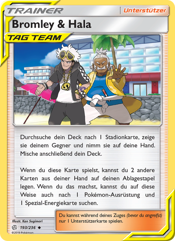 Bromley & Hala 193 — Welten im Wandel (German Pokémon TCG card)