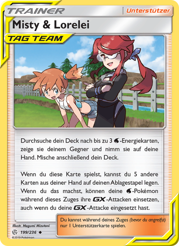 Misty & Lorelei 199 — Welten im Wandel (German Pokémon TCG card)