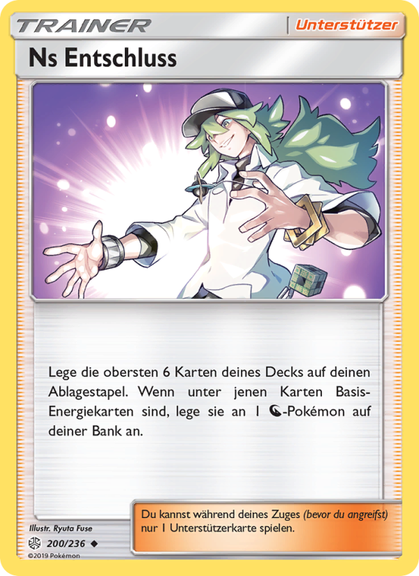 Ns Entschluss 200 — Welten im Wandel (German Pokémon TCG card)