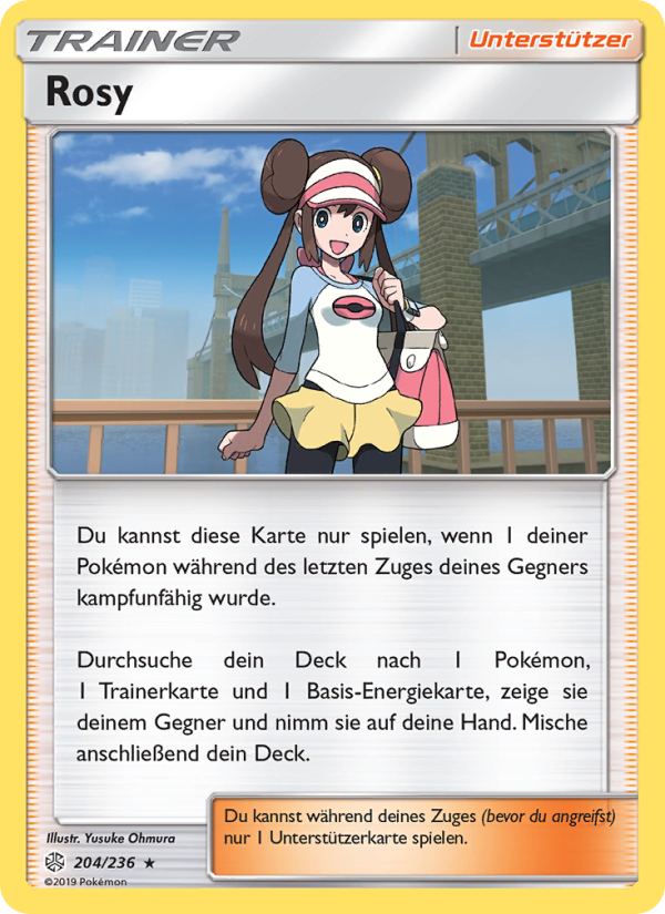 Rosy 204 — Welten im Wandel (German Pokémon TCG card)