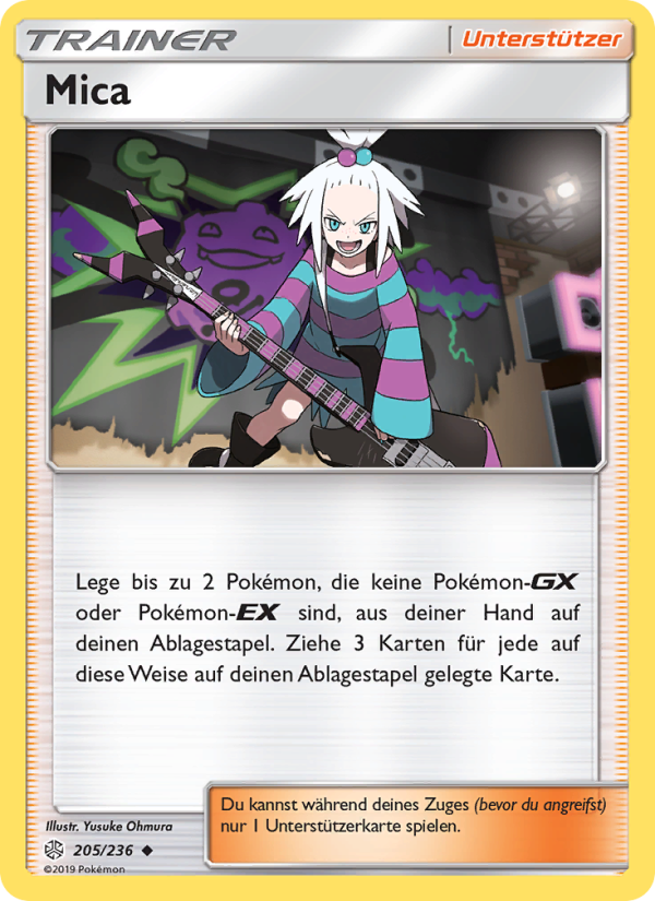 Mica 205 — Welten im Wandel (German Pokémon TCG card)