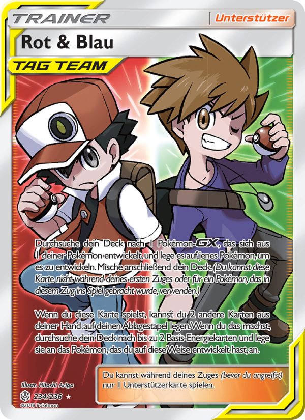 Rot & Blau 234 — Welten im Wandel (German Pokémon TCG card)