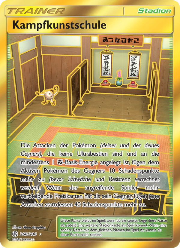 Kampfkunstschule 268 — Welten im Wandel (German Pokémon TCG card)