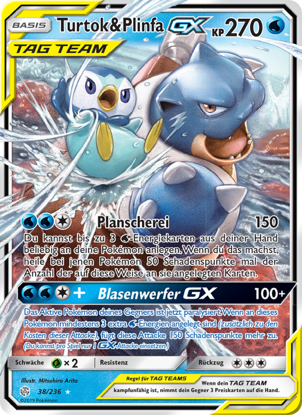 Turtok & Plinfa Pokémon TCG cards